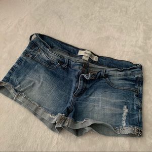Denim shorts